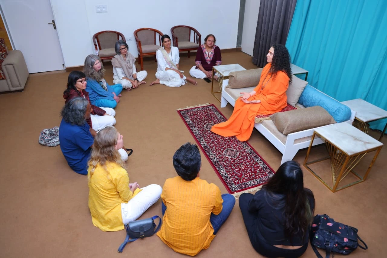 A curated and guided learning experience with a spiritual teacher